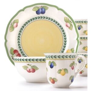 Villeroy& Boch French Garden 12 Pc. Dinnerware Set, Service for 4 NWT